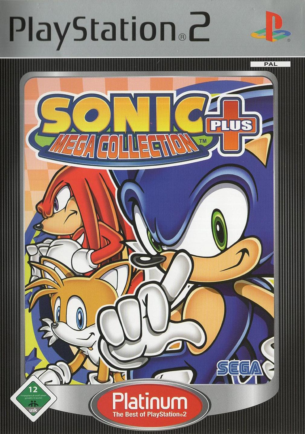Sonic Mega Collection Plus - PlayStation 2 Vorderseite