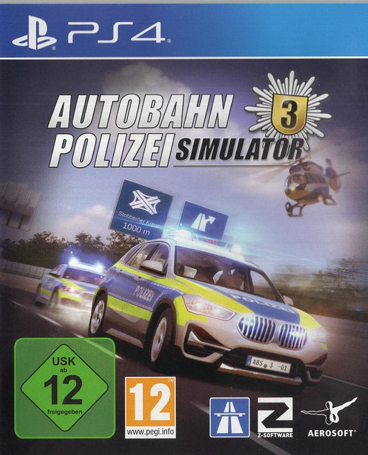 Autobahn-Polizei Simulator 3 - PlayStation 4 Vorderseite