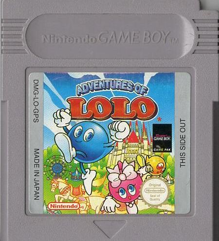 Adventures of Lolo - Game Boy - Modul Vorderseite