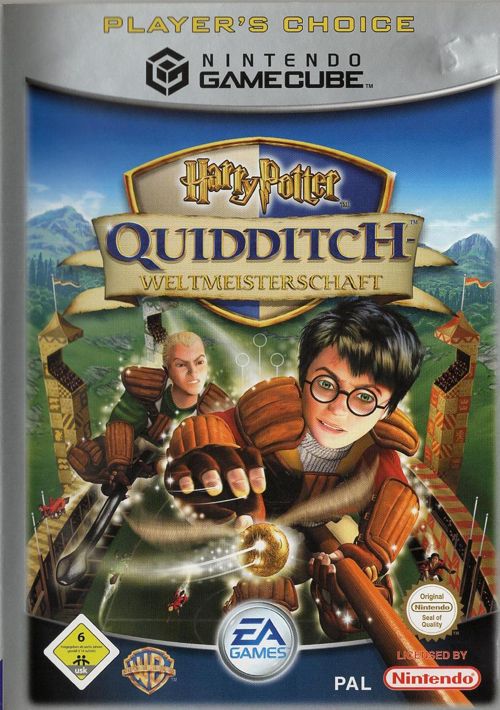 Harry Potter: Quidditch Weltmeisterschaft - Nintendo GameCube Vorderseite