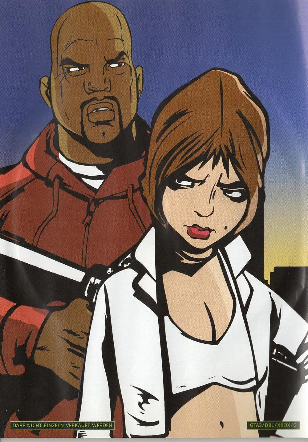 Grand Theft Auto III - Xbox Rückseite