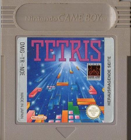 Tetris - Game Boy - Modul Vorderseite