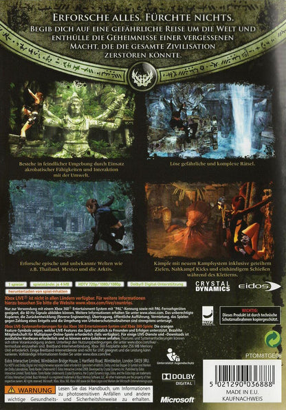 Tomb Raider: Underworld - Xbox 360 Rückseite