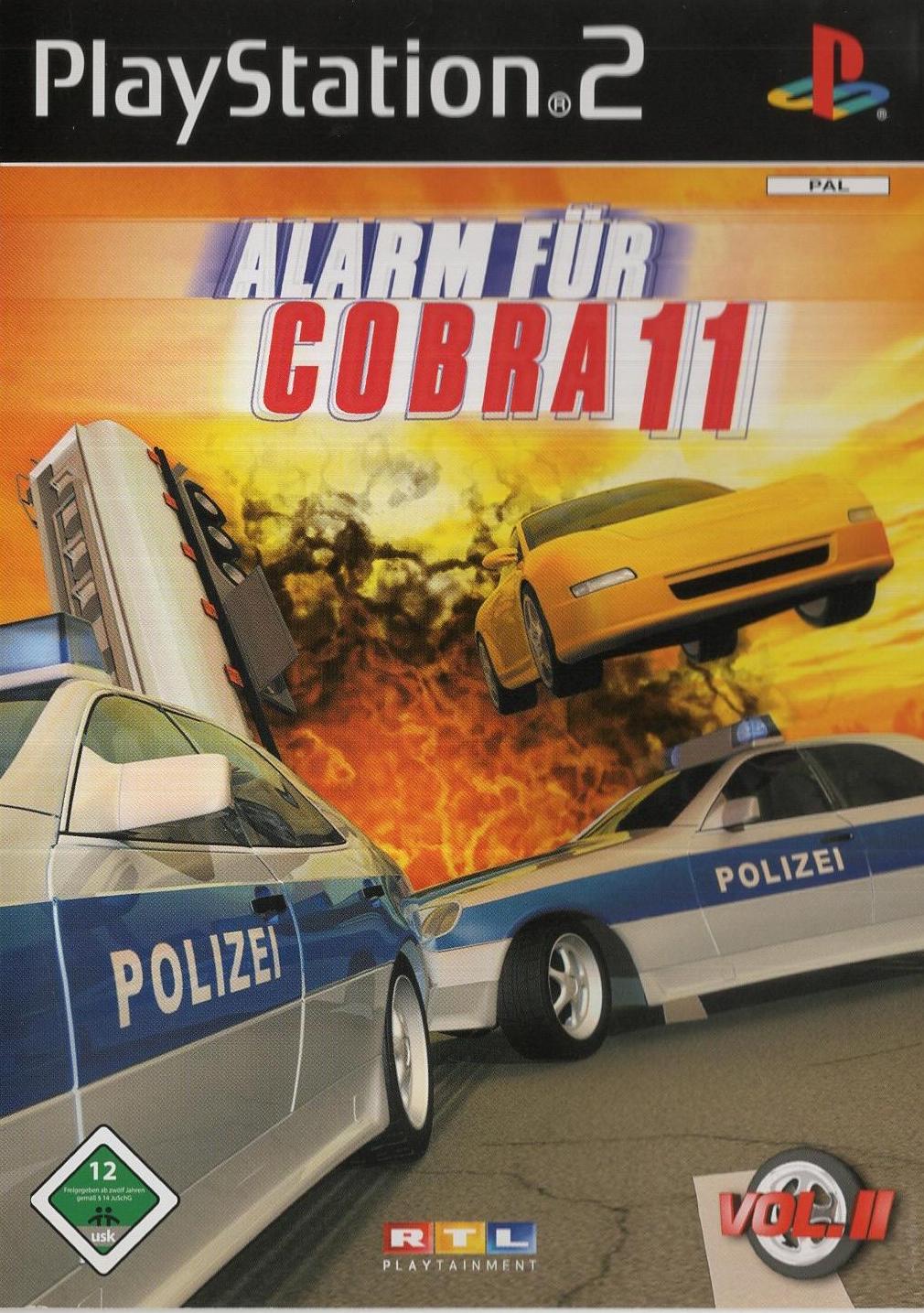 Alarm für Cobra 11 Vol. 2 - PlayStation 2 Vorderseite