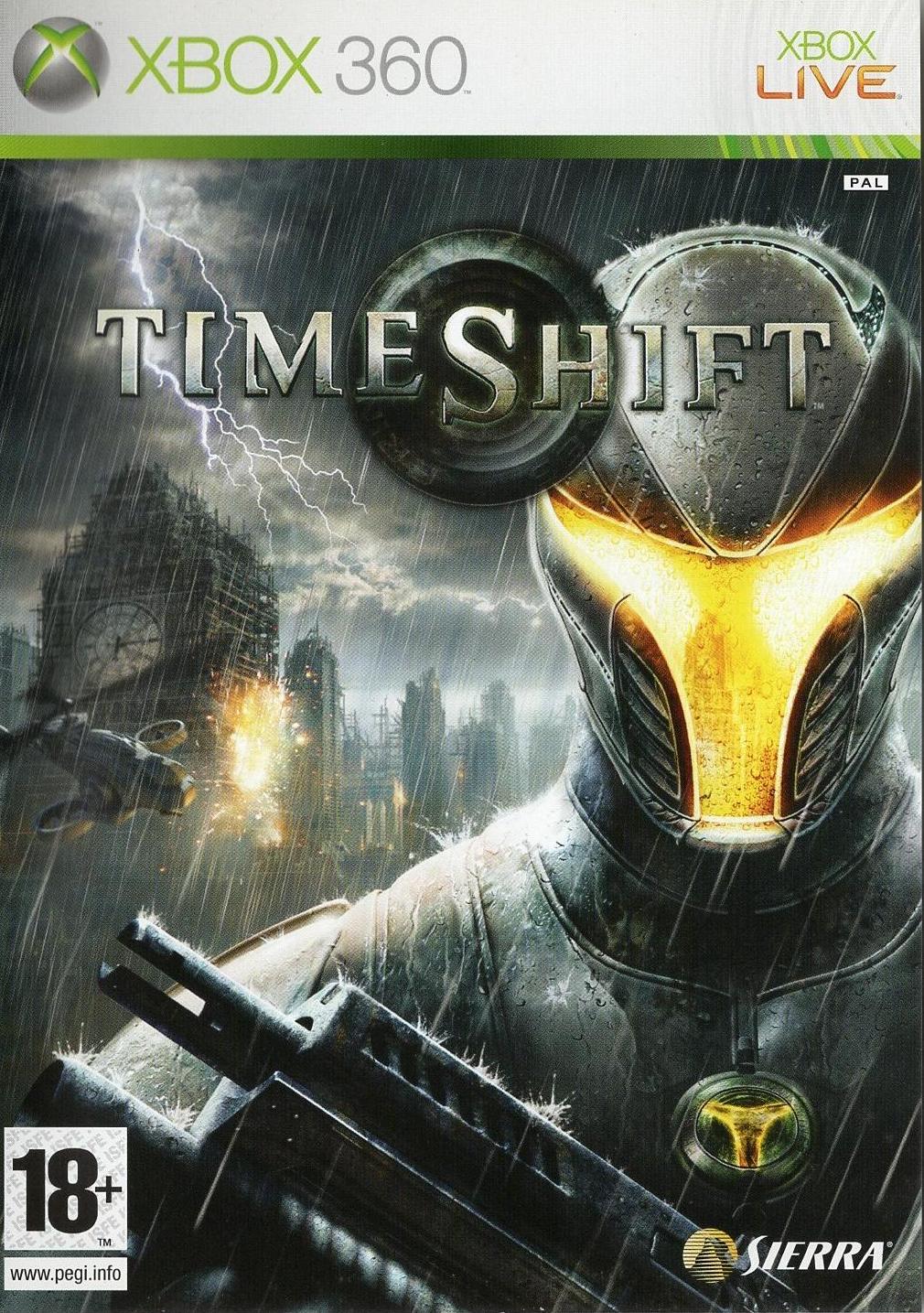 TimeShift - Xbox 360 Vorderseite