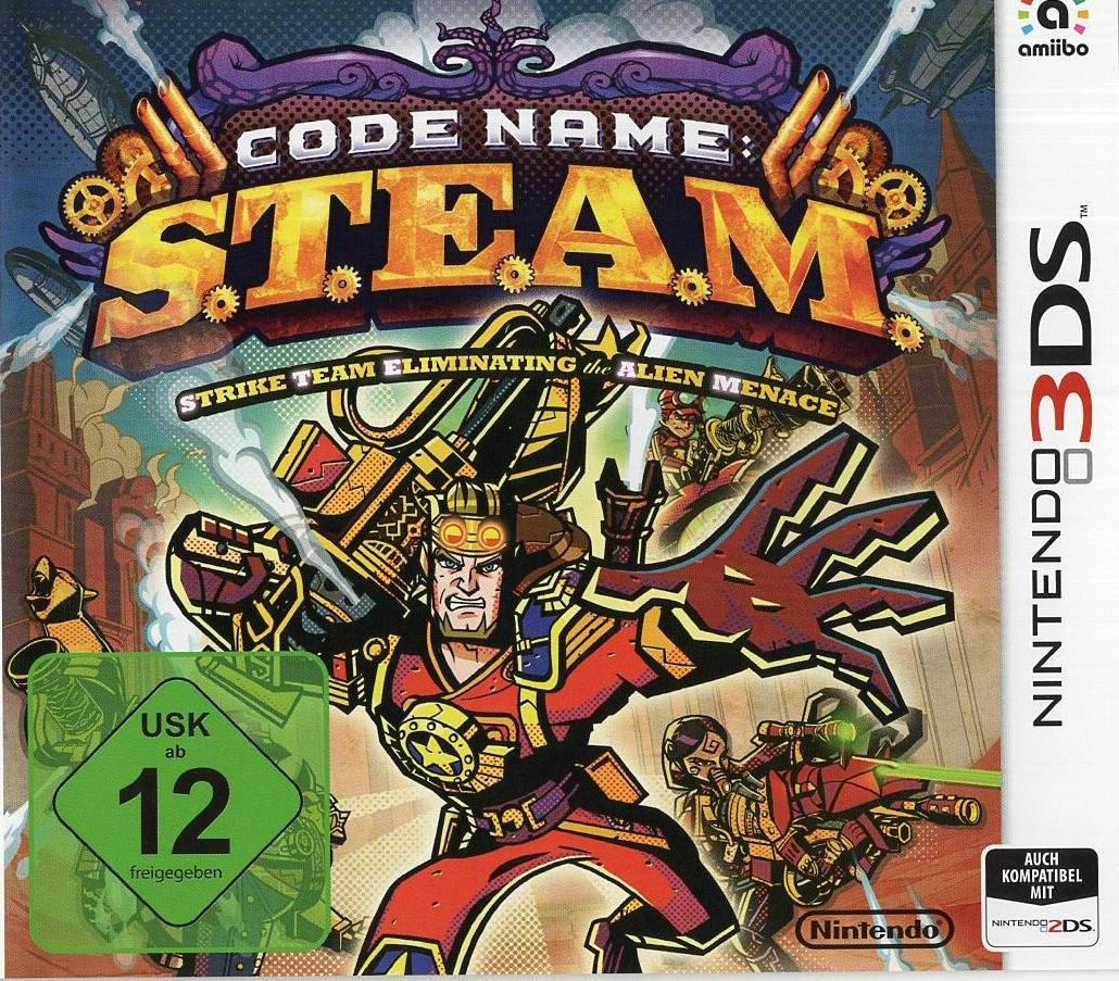 Code Name: S.T.E.A.M. - Nintendo 3DS Vorderseite