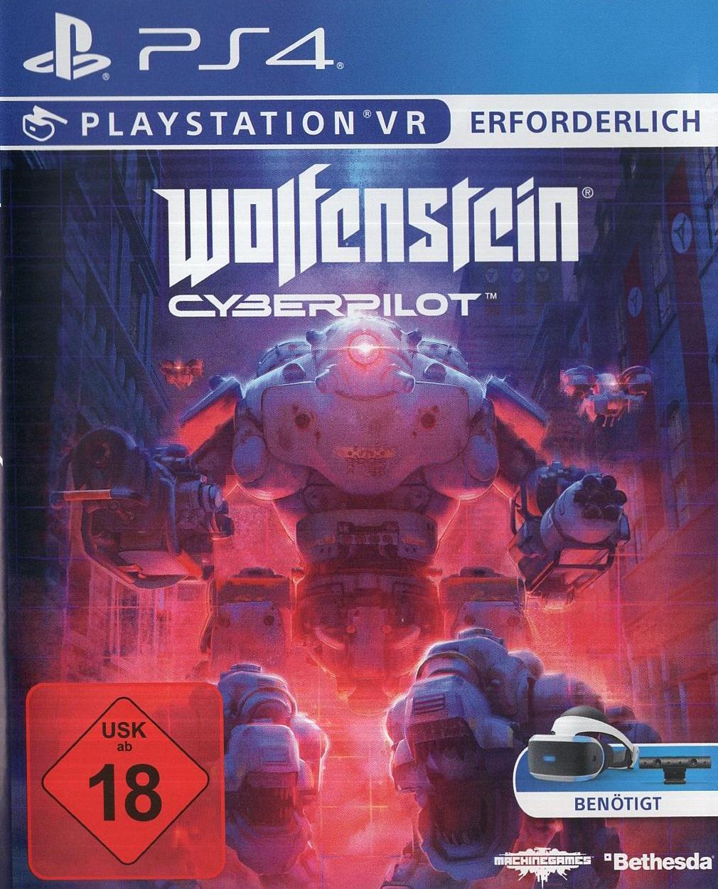 Wolfenstein Cyberpilot - PlayStation 4 Vorderseite