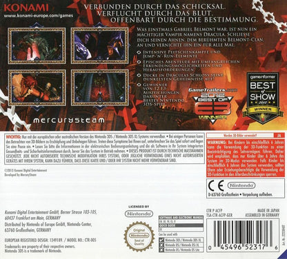 Castlevania: Lords of Shadow - Mirror of Fate - Nintendo 3DS Rückseite