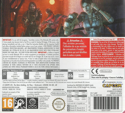Resident Evil Revelations - Nintendo 3DS Rückseite
