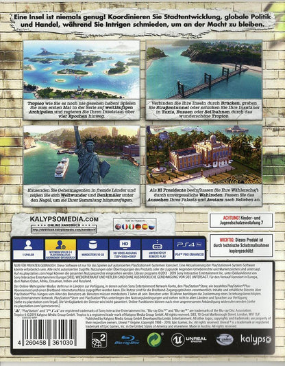 Tropico 6 - PlayStation 4 Rückseite