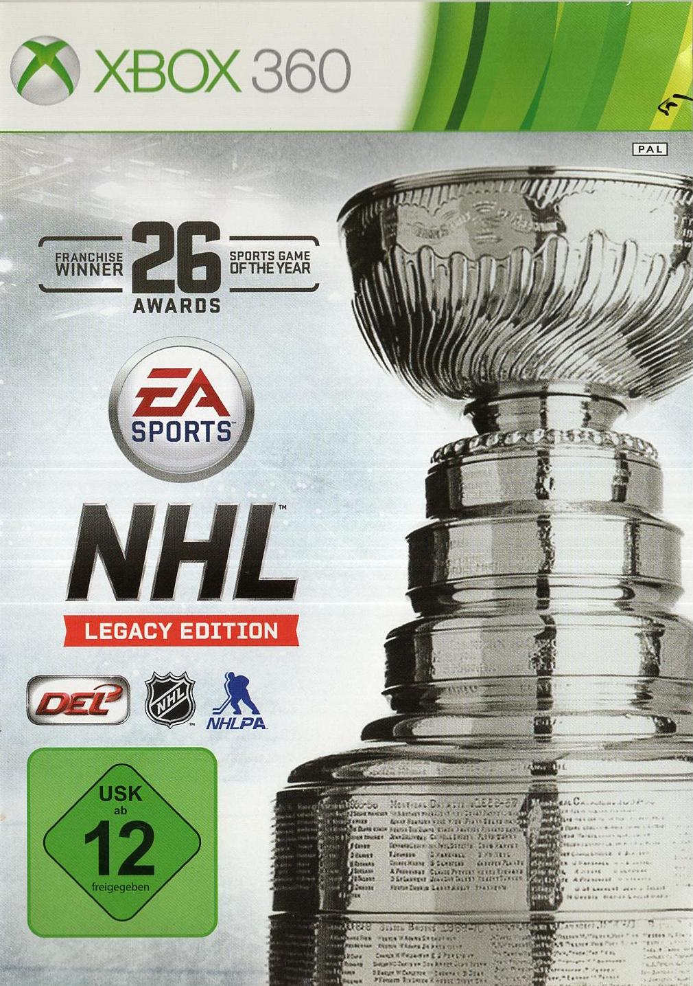 NHL Legacy Edition - Xbox 360 Vorderseite