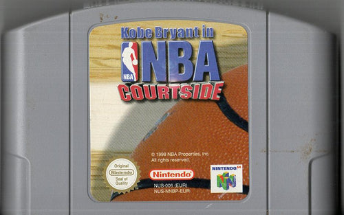 Kobe Bryant in NBA Courtside - Nintendo 64 - Modul Vorderseite