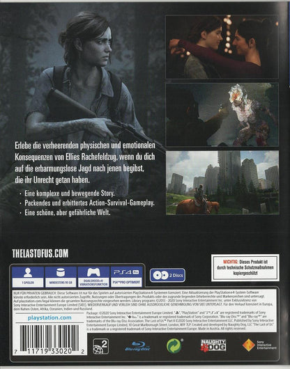 The Last of Us: Part II - PlayStation 4 Rückseite