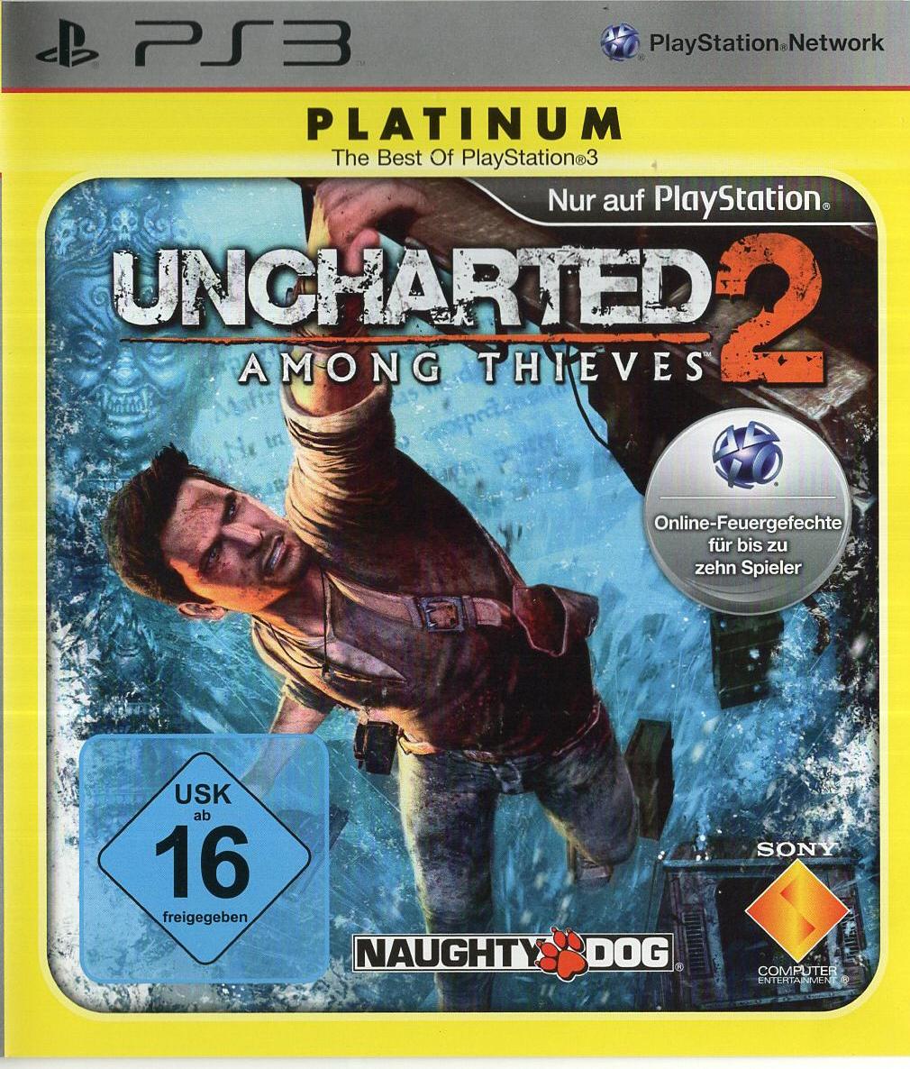 Uncharted 2: Among Thieves - PlayStation 3 Vorderseite