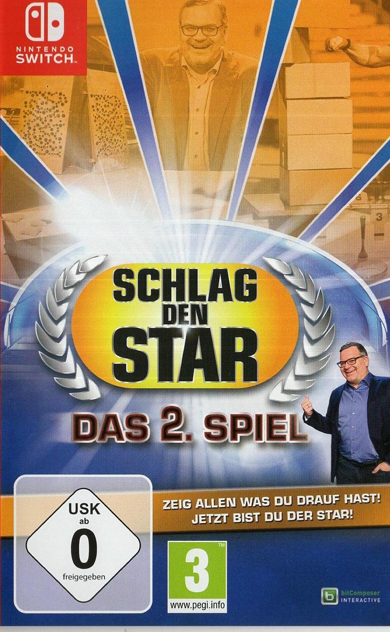 Schlag den Star - Das 2. Spiel - Nintendo Switch Vorderseite