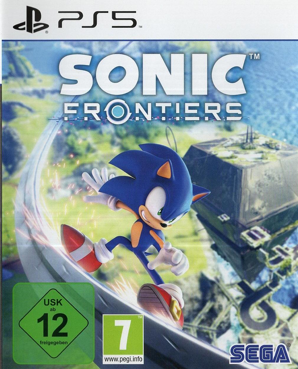 Sonic Frontiers - PlayStation 5 Vorderseite