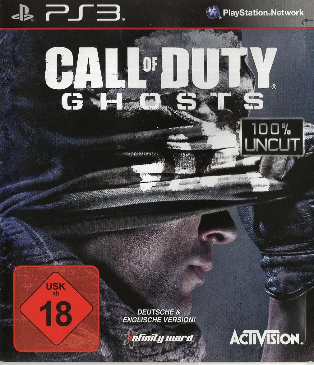 Call of Duty: Ghosts - PlayStation 3 Vorderseite