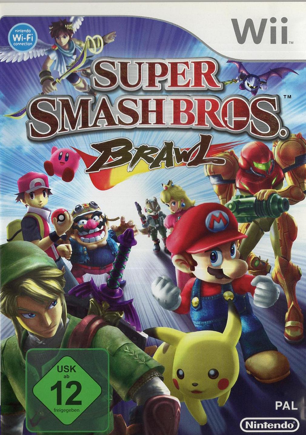 Super Smash Bros. Brawl - Nintendo Wii Vorderseite