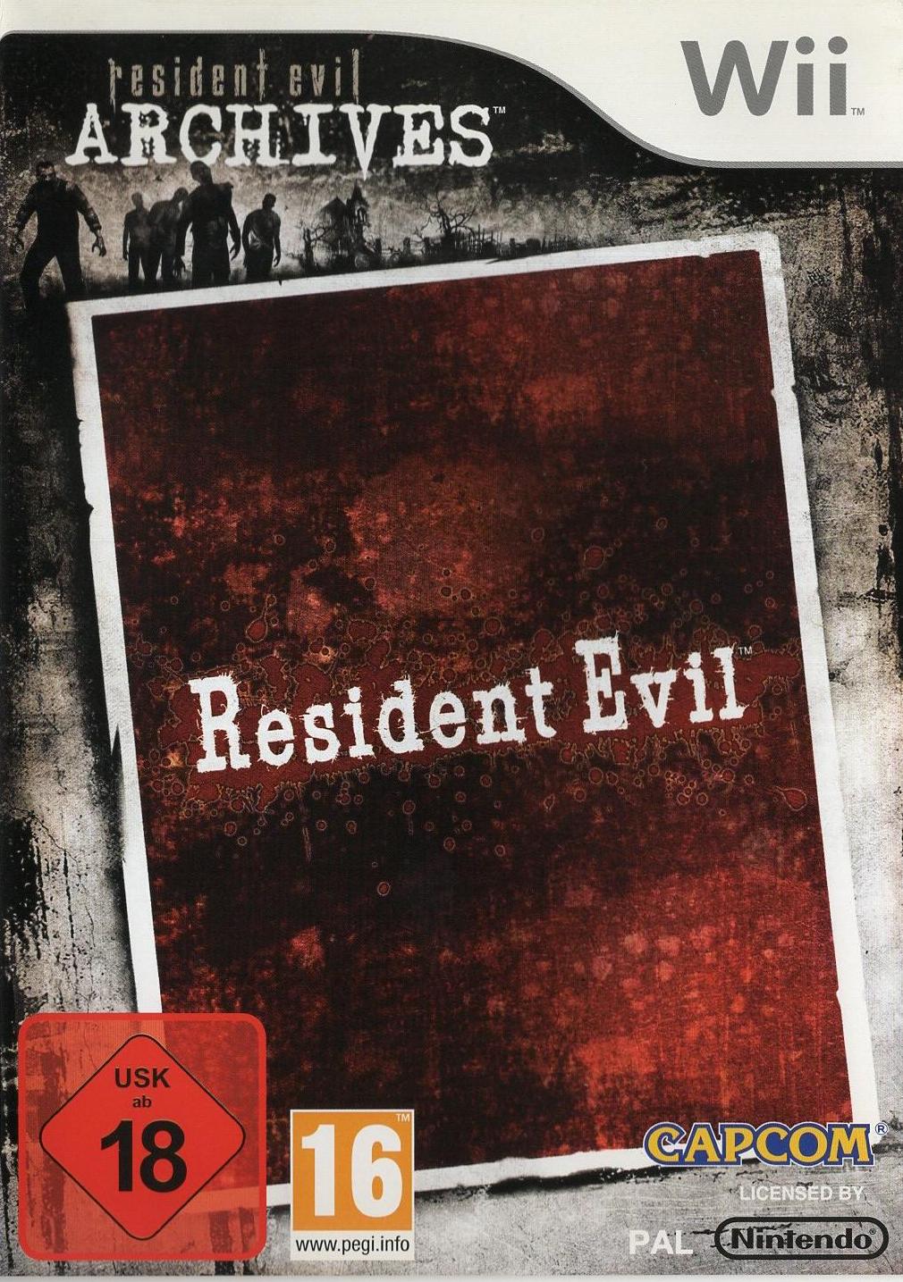 Resident Evil Archives - Nintendo Wii Vorderseite
