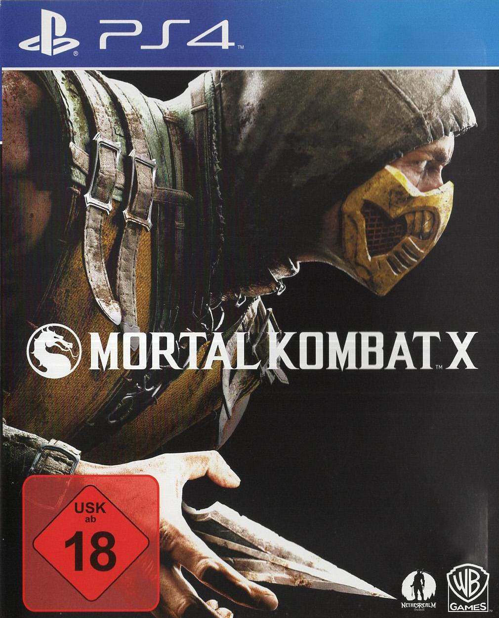 Mortal Kombat X - PlayStation 4 Vorderseite