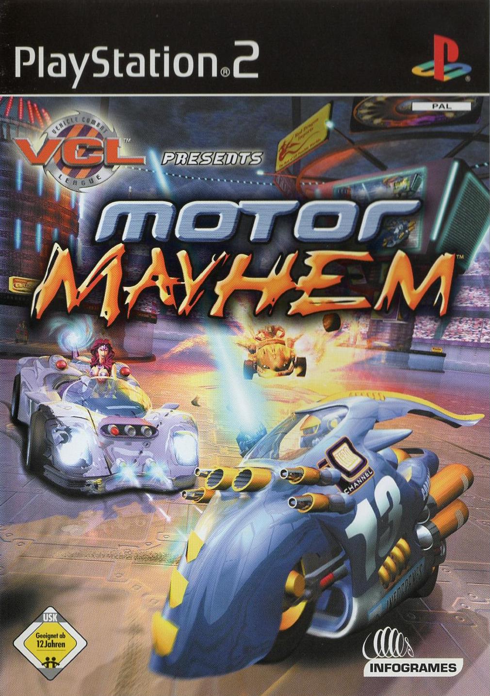 Motor Mayhem - PlayStation 2 Vorderseite