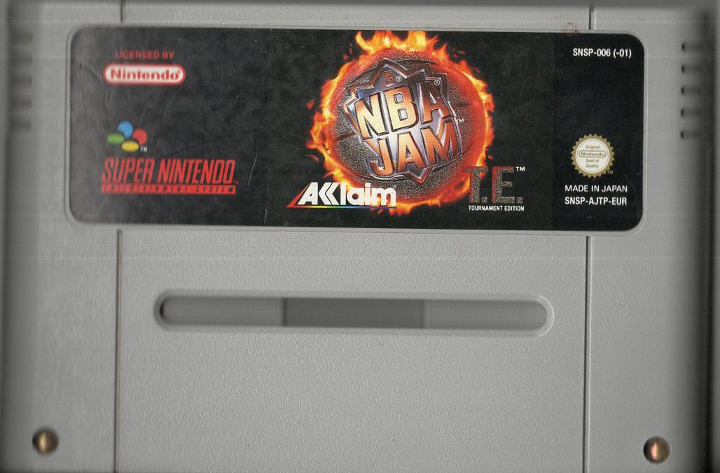 NBA Jam T.E. - Super Nintendo - Modul Vorderseite