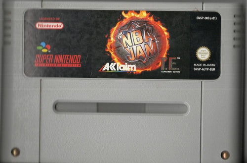 NBA Jam T.E. - Super Nintendo - Modul Vorderseite