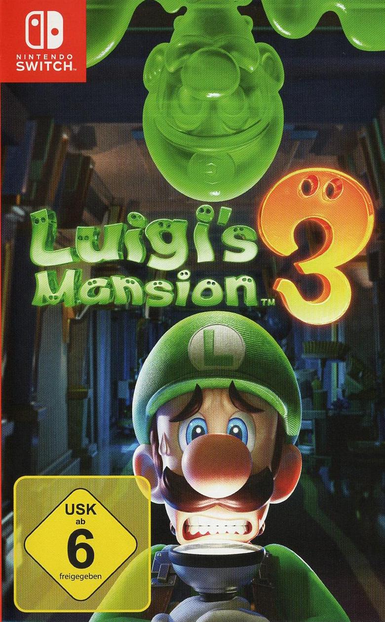 Luigi's Mansion 3 - Nintendo Switch Vorderseite
