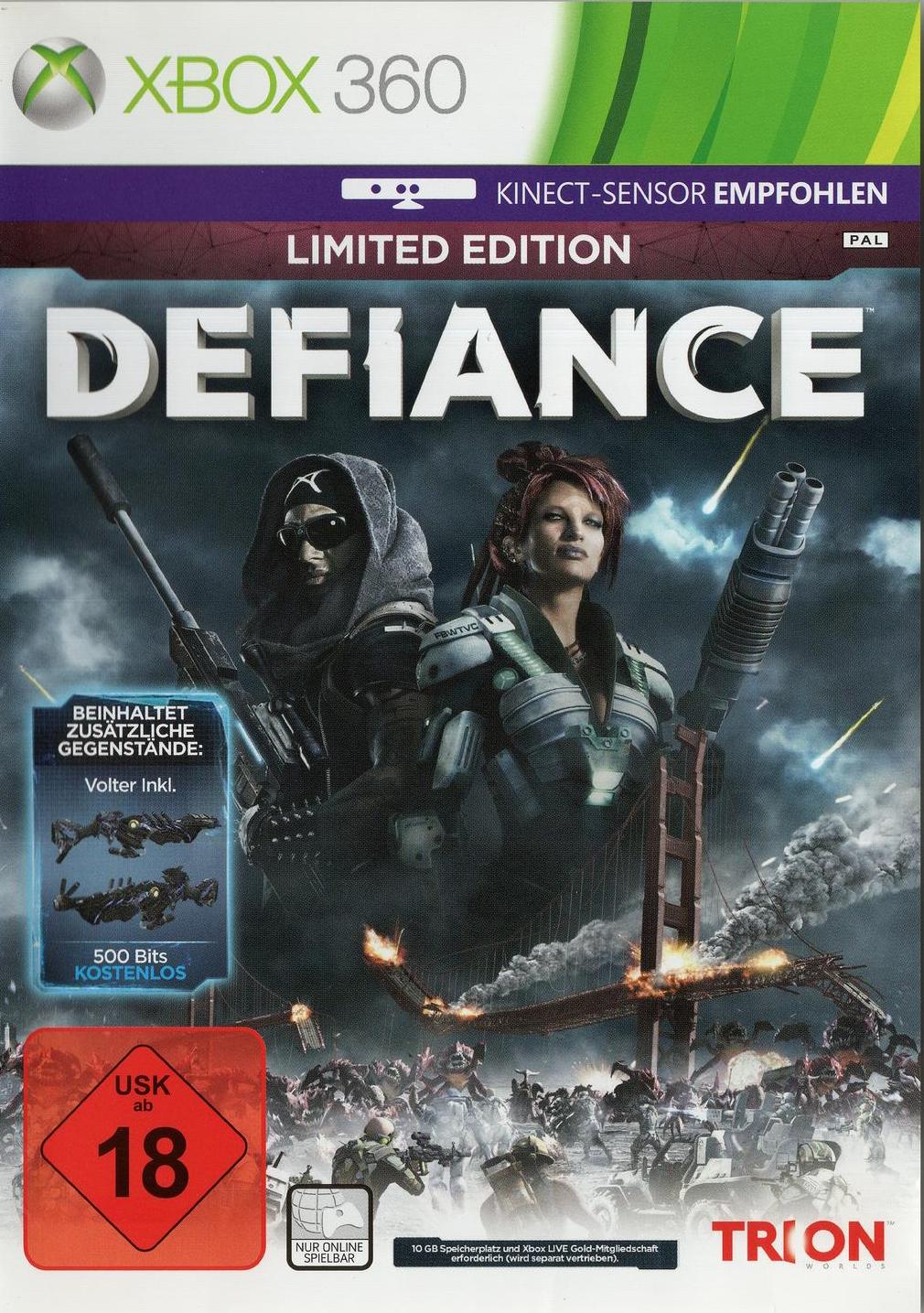 Defiance - Xbox 360 Vorderseite