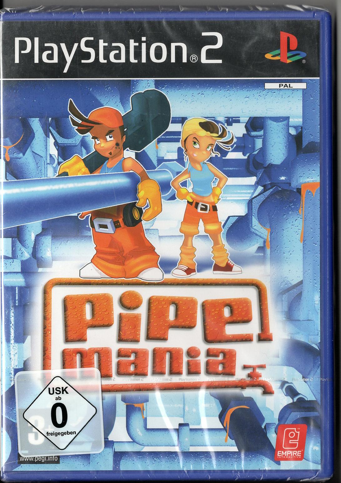 Pipe Mania - PlayStation 2 - Neu Vorderseite