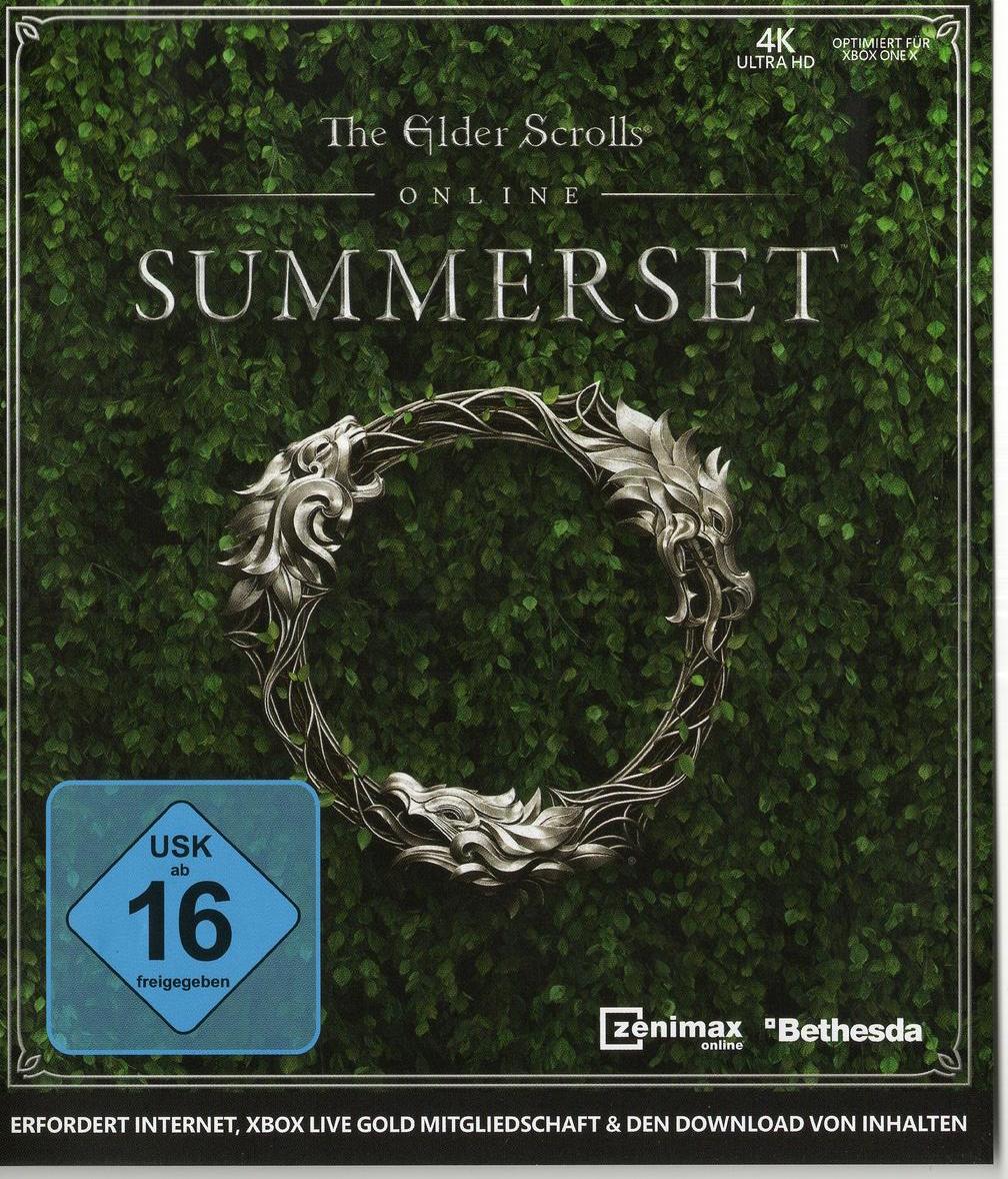 The Elder Scrolls Online: Summerset - Xbox One Vorderseite