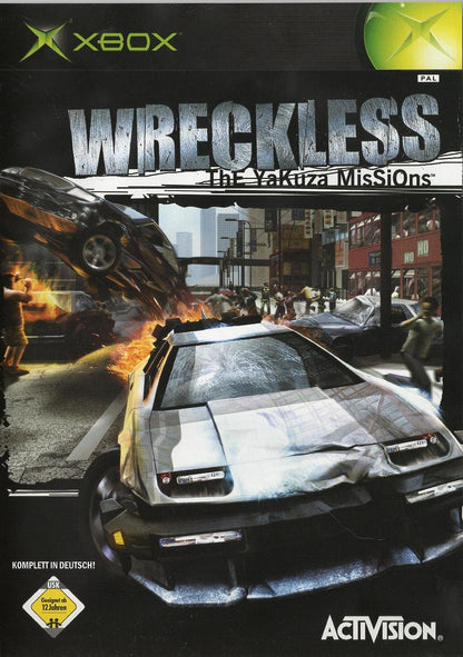 Wreckless: The Yakuza Missions - Xbox Vorderseite