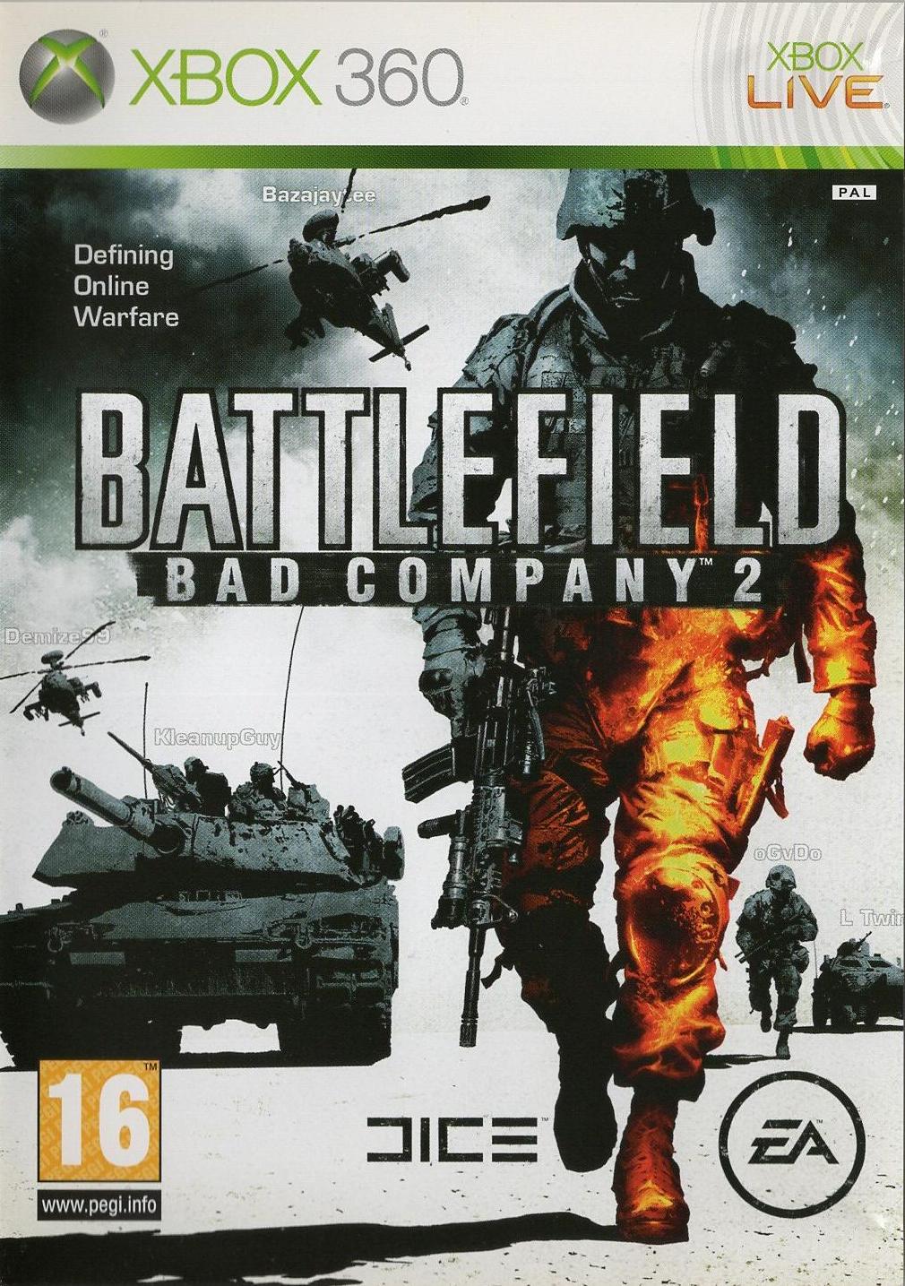 Battlefield: Bad Company 2 - Xbox 360 Vorderseite