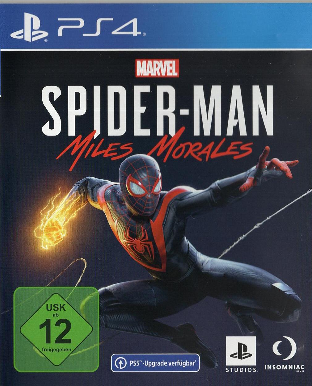 Marvel Spider-Man: Miles Morales - PlayStation 4 Vorderseite