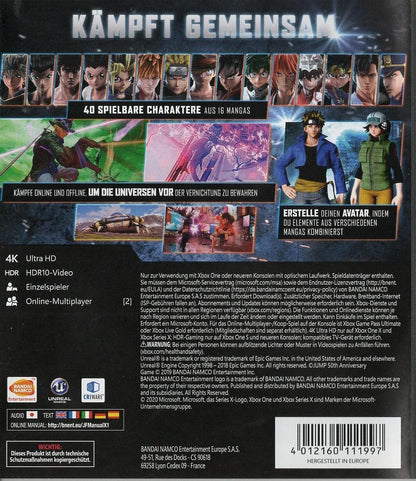 Jump Force - Xbox One Rückseite