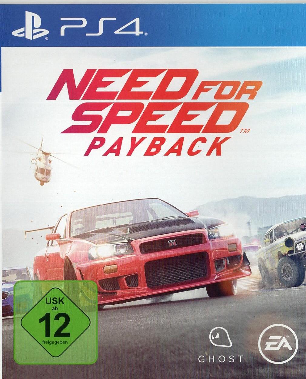 Need for Speed Payback - PlayStation 4 Vorderseite