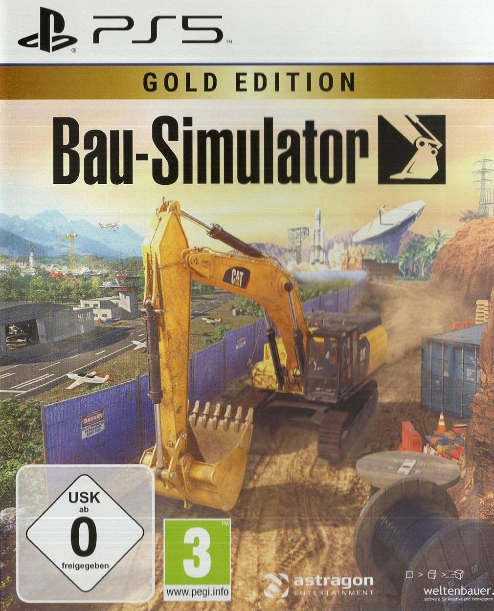 Bau-Simulator Gold Edition - PlayStation 5 Vorderseite