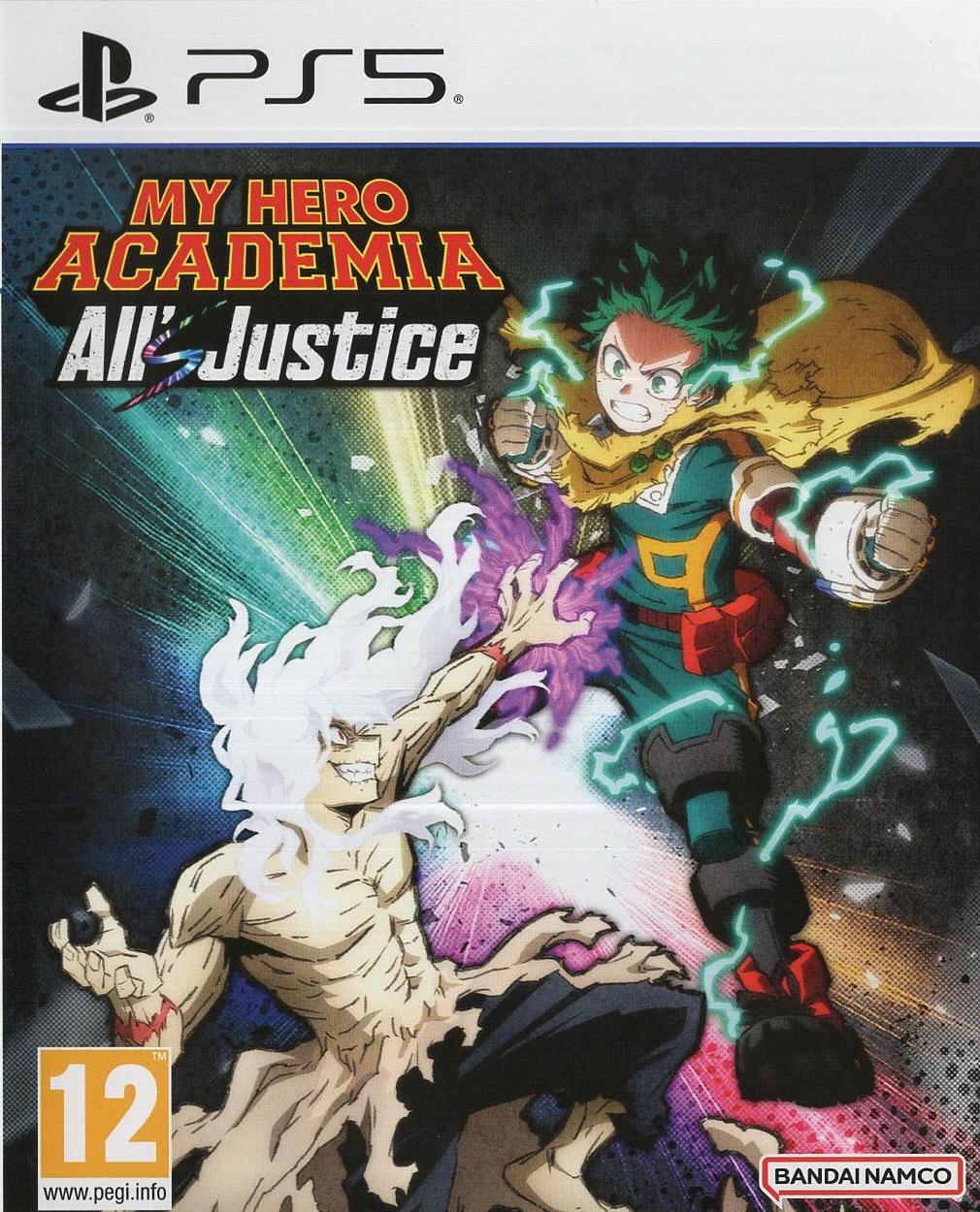My Hero Academia: All Justice - PlayStation 5 Vorderseite