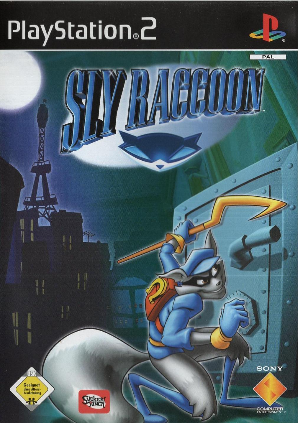Sly Raccoon - PlayStation 2 Vorderseite