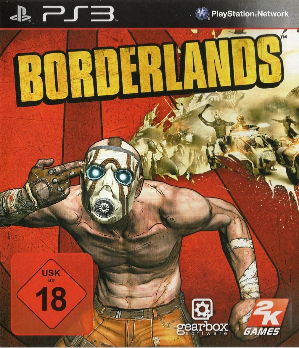 Borderlands - PlayStation 3 Vorderseite