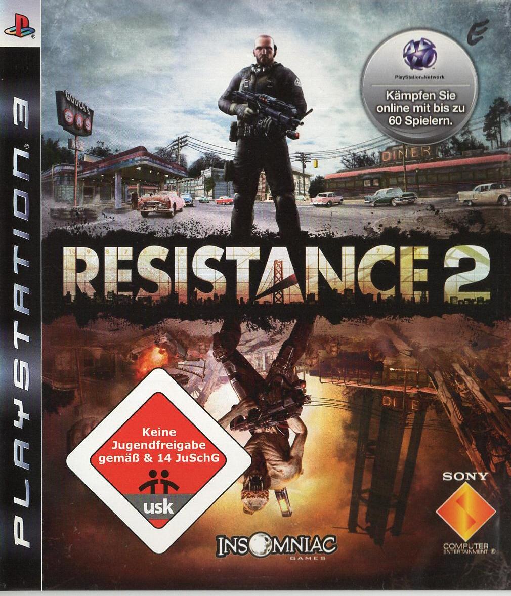 Resistance 2 - PlayStation 3 Vorderseite