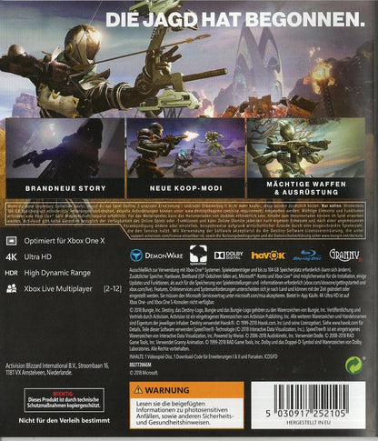 Destiny 2: Forsaken Legendary Collection - Xbox One Rückseite