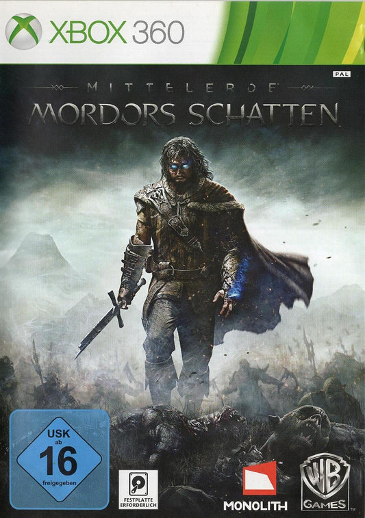 Mittelerde: Mordors Schatten - Xbox 360 Vorderseite