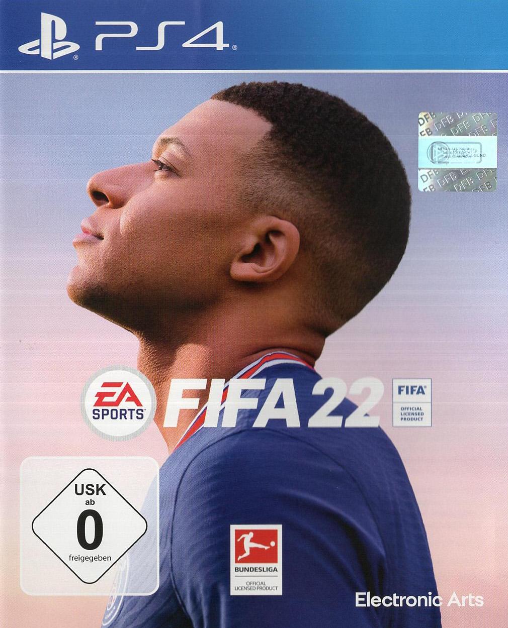 FIFA 22 - PlayStation 4 Vorderseite