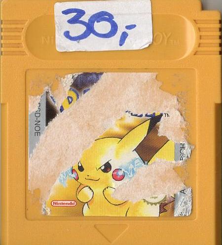 Pokémon Gelb - Game Boy - Modul Vorderseite