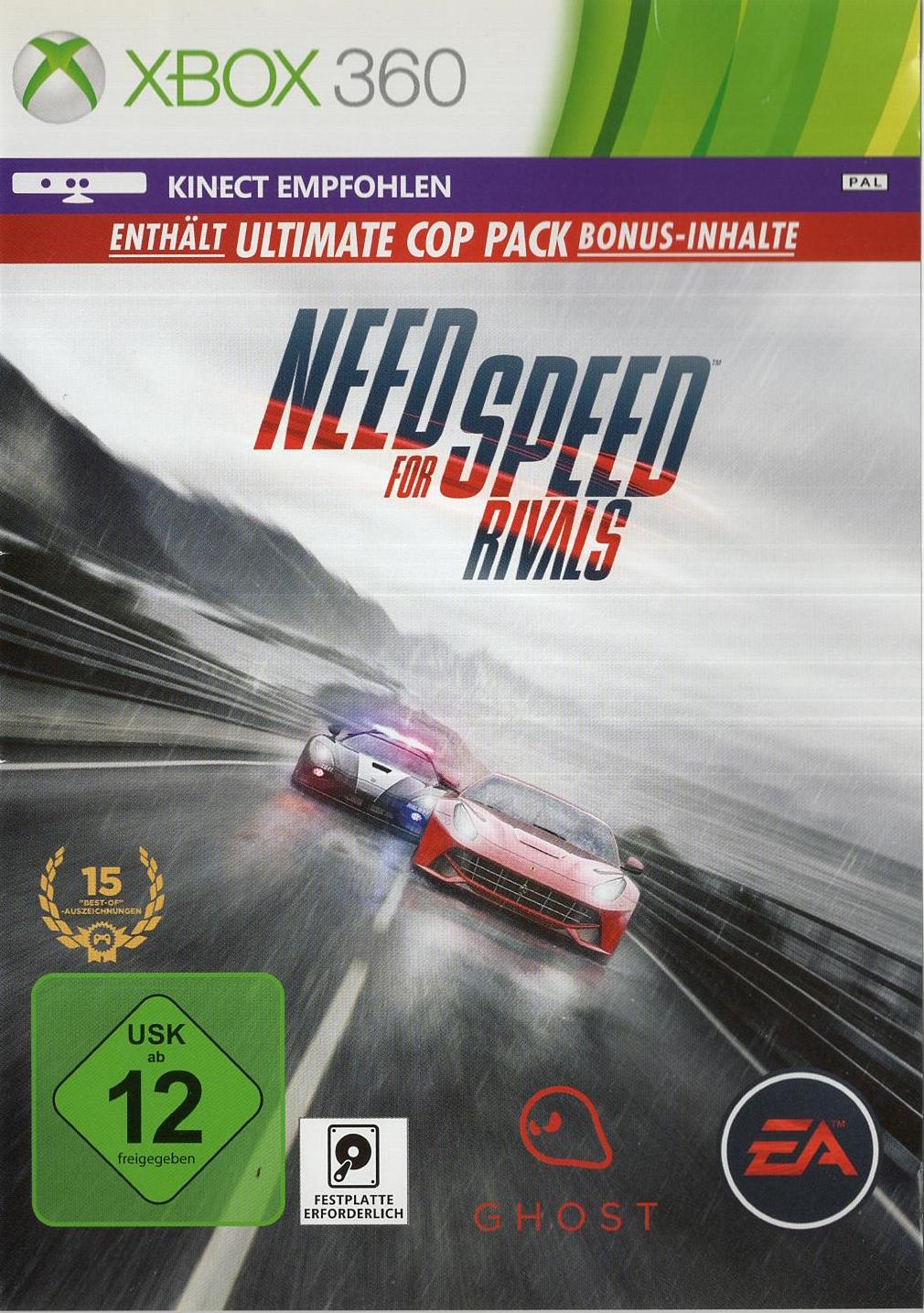 Need for Speed: Rivals - Xbox 360 Vorderseite