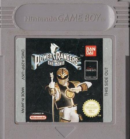 Power Rangers: The Movie - Game Boy - Modul Vorderseite