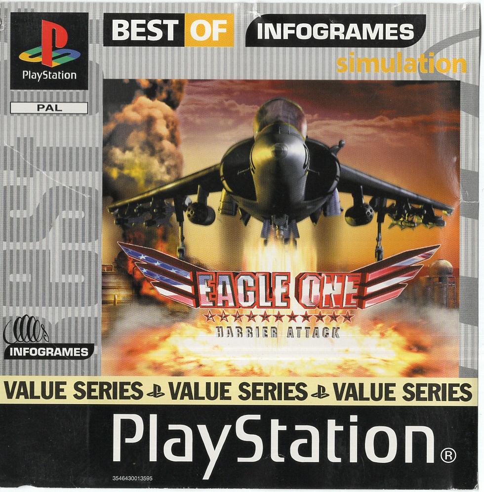 Eagle One: Harrier Attack - PlayStation 1 Vorderseite