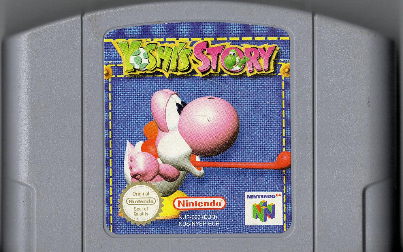 Yoshi's Story - Nintendo 64 - Modul Vorderseite