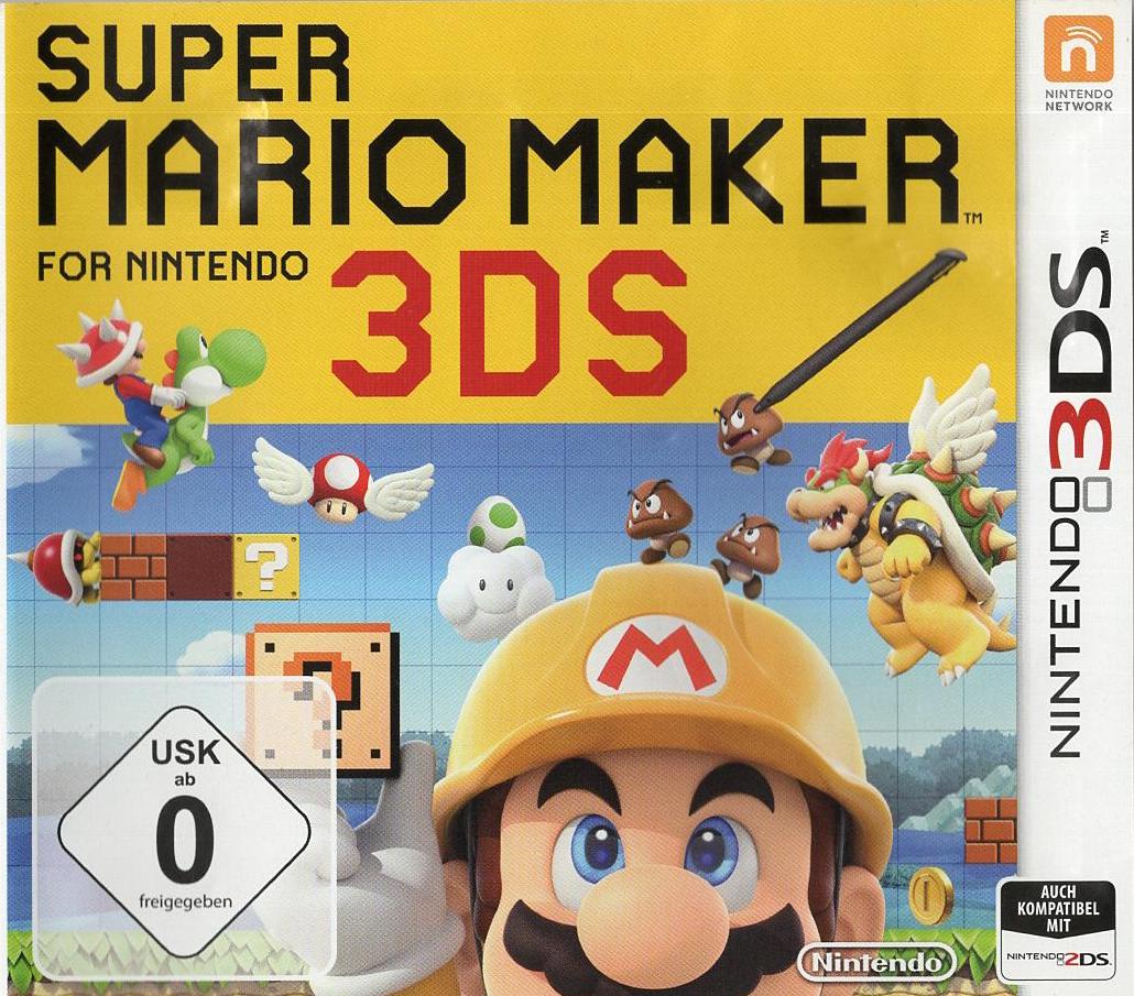 Super Mario Maker for Nintendo 3DS - Nintendo 3DS Vorderseite